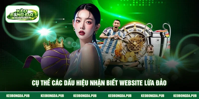 Cụ thể các dấu hiệu nhận biết website lừa đảo