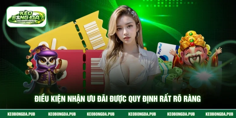 Điều kiện nhận ưu đãi được quy định rất rõ ràng