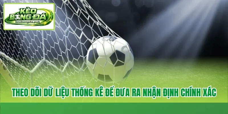 Theo dõi dữ liệu thống kê để đưa ra nhận định chính xác